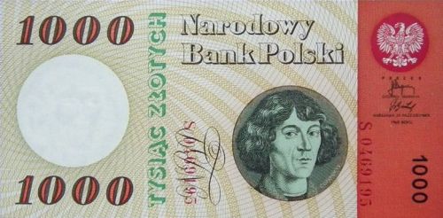 pierwszy banknot 1000 zł